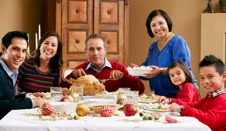 family christmas dinner