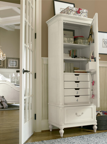 gabriella girls armoire open