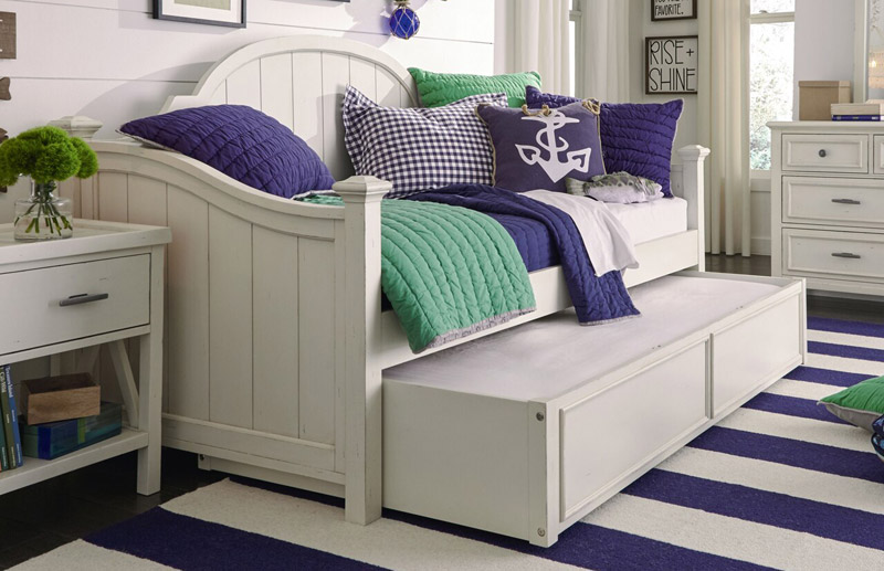 harbor house trundle storage drawer in pebble white