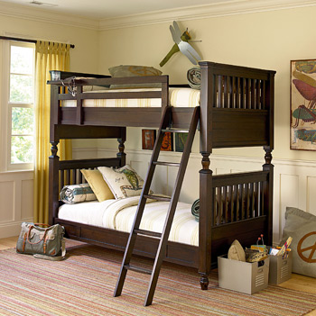 Paula Deen Guys brown bunk bed