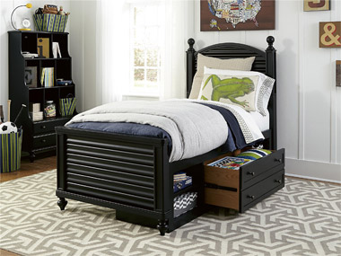 Smartstuff Black & White Collection Twin Reading Bed