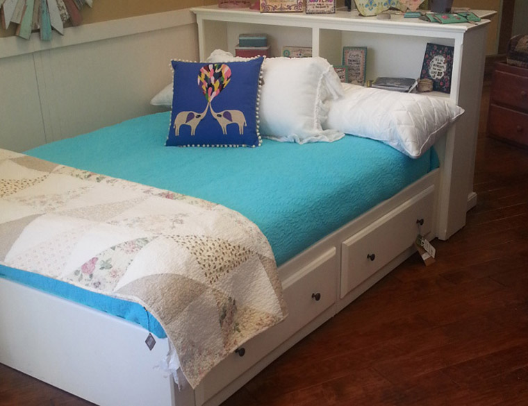 Two drawer captains bed