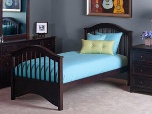 Valley Jordan bed dark brown